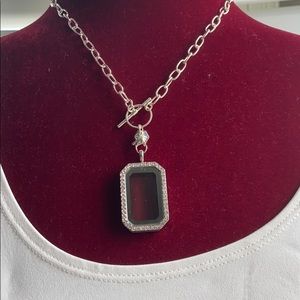 Origami Owl Rectangular Silver Locket